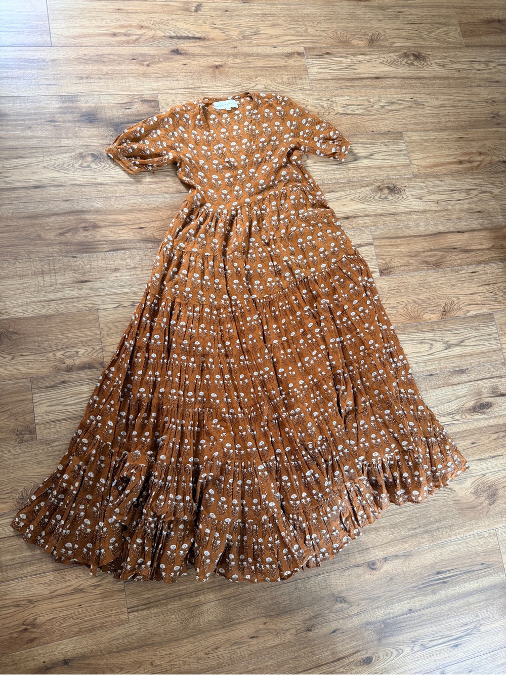 Daughters of India cotton Chaaya Maxi in chai Size XS 🤍🤎
